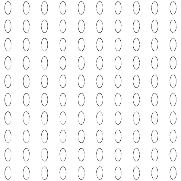 Handgezeichnete Vertikale Ovale Form Dünne Linie 100 — Stockvektor