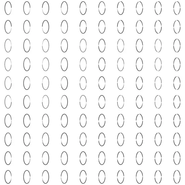 Ligne Mince Verticale Ovale Dessinée Main 100 — Image vectorielle