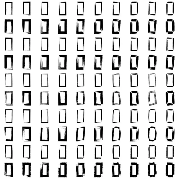 Forme Rectangulaire Verticale Dessinée Main Bold 100 — Image vectorielle