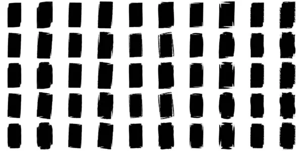 Forme Rectangulaire Verticale Dessinée Main Remplie — Image vectorielle