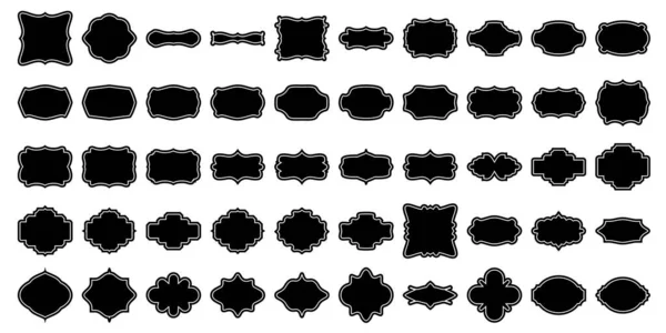 Etiket Çerçeve Şekli - Çerçeve - 50 _ Set 2 ile Kabartma