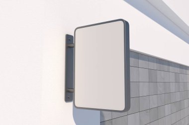 Duvar Bağlama İşareti Çift Taraflı İşaret Panosu Model 