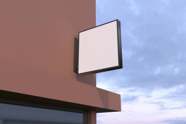 Duvar Bağlama İşareti Çift Taraflı İşaret Panosu Model 