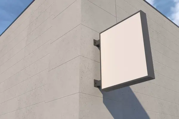Duvar Bağlama Şareti Çift Taraflı Şaret Panosu Model — Stok fotoğraf