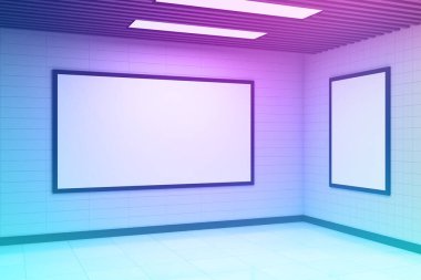 Fütüristik Duvar Tepesi İşaretli Çift Kenarlı İşaret Panosu 