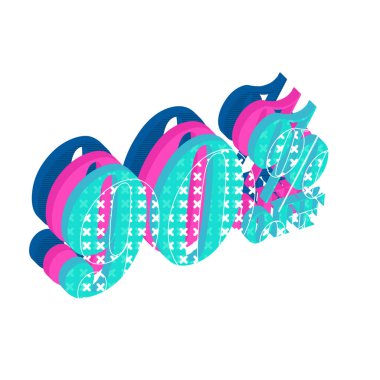 Çoklu Katman Tasarımı ile% 90 İndirim Teklif Etiketi