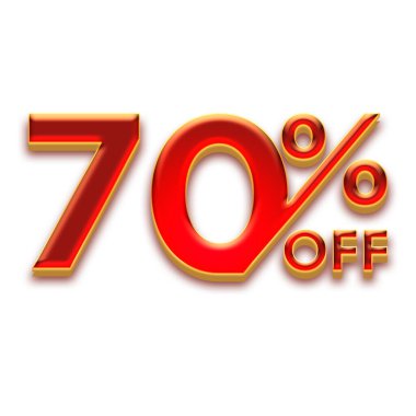 Meyve Stili Tasarımlı% 70 İndirimli Teklif Etiketi