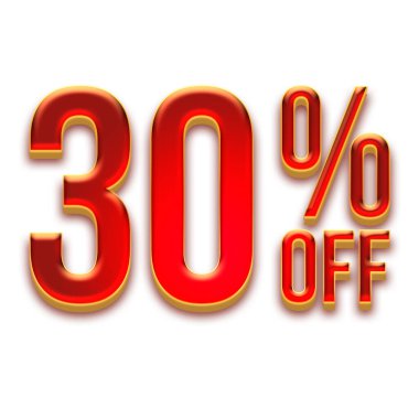 Meyve Tarzı Tasarımı ile% 30 İndirimli Teklif Etiketi