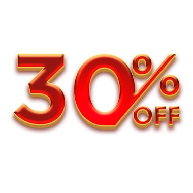 Meyve Tarzı Tasarımı ile% 30 İndirimli Teklif Etiketi