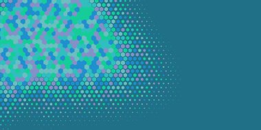 Geometrik soyut Hexagon çoklu Renk Arkaplanı, Geometrik soyut duvar kağıdı iki renkli iki ton Hexagon alt sol köşeden sağ üst köşeye çapraz olarak dağılmıştır