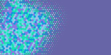 Geometrik soyut Hexagon çoklu Renk Arkaplanı, Geometrik soyut duvar kağıdı iki renkli iki ton Hexagon alt sol köşeden sağ üst köşeye çapraz olarak dağılmıştır