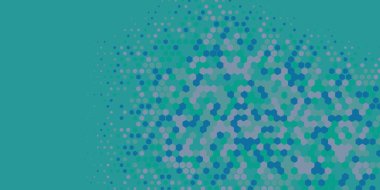 Geometrik soyut Hexagon çoklu Renk Arkaplanı, Geometrik soyut duvar kağıdı iki renkli iki ton Hexagon alt sol köşeden sağ üst köşeye çapraz olarak dağılmıştır