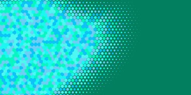 Geometrik soyut Hexagon çoklu Renk Arkaplanı, Geometrik soyut duvar kağıdı iki renkli iki ton Hexagon alt sol köşeden sağ üst köşeye çapraz olarak dağılmıştır