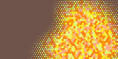 Geometrik soyut Hexagon çoklu Renk Arkaplanı, Geometrik soyut duvar kağıdı iki renkli iki ton Hexagon alt sol köşeden sağ üst köşeye çapraz olarak dağılmıştır