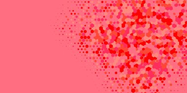 Geometrik Çoklu Boyutlu Altıgen Çoklu Renkli Arkaplan, Geometrik Soyut İki Renkli Duvar Kağıdı Alt sol köşeden sağ üst köşeye çapraz olarak dağılmıştır