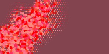 Geometrik Çoklu Boyutlu Altıgen Çoklu Renkli Arkaplan, Geometrik Soyut İki Renkli Duvar Kağıdı Alt sol köşeden sağ üst köşeye çapraz olarak dağılmıştır