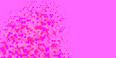 Geometrik Çoklu Boyutlu Altıgen Çoklu Renkli Arkaplan, Geometrik Soyut İki Renkli Duvar Kağıdı Alt sol köşeden sağ üst köşeye çapraz olarak dağılmıştır