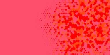 Geometrik Çoklu Boyutlu Altıgen Çoklu Renkli Arkaplan, Geometrik Soyut İki Renkli Duvar Kağıdı Alt sol köşeden sağ üst köşeye çapraz olarak dağılmıştır