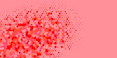 Geometrik Çoklu Boyutlu Altıgen Çoklu Renkli Arkaplan, Geometrik Soyut İki Renkli Duvar Kağıdı Alt sol köşeden sağ üst köşeye çapraz olarak dağılmıştır