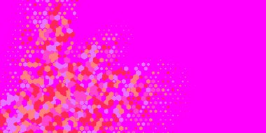 Geometrik Çoklu Boyutlu Altıgen Çoklu Renkli Arkaplan, Geometrik Soyut İki Renkli Duvar Kağıdı Alt sol köşeden sağ üst köşeye çapraz olarak dağılmıştır