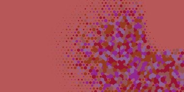 Geometrik Çoklu Boyutlu Altıgen Çoklu Renkli Arkaplan, Geometrik Soyut İki Renkli Duvar Kağıdı Alt sol köşeden sağ üst köşeye çapraz olarak dağılmıştır