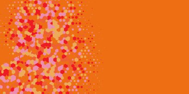 Geometrik Çoklu Boyutlu Altıgen Çoklu Renkli Arkaplan, Geometrik Soyut İki Renkli Duvar Kağıdı Alt sol köşeden sağ üst köşeye çapraz olarak dağılmıştır