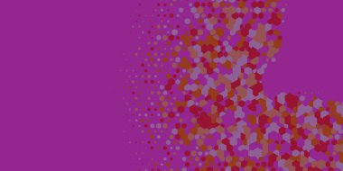 Geometrik Çoklu Boyutlu Altıgen Çoklu Renkli Arkaplan, Geometrik Soyut İki Renkli Duvar Kağıdı Alt sol köşeden sağ üst köşeye çapraz olarak dağılmıştır