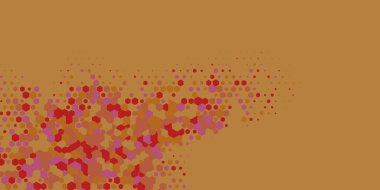 Geometrik Çoklu Boyutlu Altıgen Çoklu Renkli Arkaplan, Geometrik Soyut İki Renkli Duvar Kağıdı Alt sol köşeden sağ üst köşeye çapraz olarak dağılmıştır