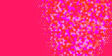 Geometrik Çoklu Boyutlu Altıgen Çoklu Renkli Arkaplan, Geometrik Soyut İki Renkli Duvar Kağıdı Alt sol köşeden sağ üst köşeye çapraz olarak dağılmıştır