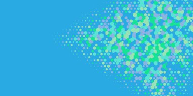 Geometrik Çoklu Boyutlu Altıgen Çoklu Renkli Arkaplan, Geometrik Soyut İki Renkli Duvar Kağıdı Alt sol köşeden sağ üst köşeye çapraz olarak dağılmıştır