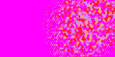 Geometrik Çoklu Boyutlu Altıgen Çoklu Renkli Arkaplan, Geometrik Soyut İki Renkli Duvar Kağıdı Alt sol köşeden sağ üst köşeye çapraz olarak dağılmıştır