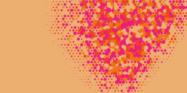 Geometrik Çoklu Boyutlu Altıgen Çoklu Renkli Arkaplan, Geometrik Soyut İki Renkli Duvar Kağıdı Alt sol köşeden sağ üst köşeye çapraz olarak dağılmıştır