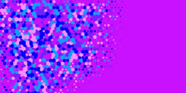 Geometrik Çoklu Boyutlu Altıgen Çoklu Renkli Arkaplan, Geometrik Soyut İki Renkli Duvar Kağıdı Alt sol köşeden sağ üst köşeye çapraz olarak dağılmıştır