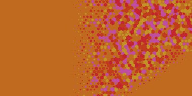 Geometrik Çoklu Boyutlu Altıgen Çoklu Renkli Arkaplan, Geometrik Soyut İki Renkli Duvar Kağıdı Alt sol köşeden sağ üst köşeye çapraz olarak dağılmıştır