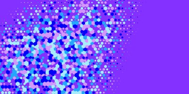 Geometrik Çoklu Boyutlu Altıgen Çoklu Renkli Arkaplan, Geometrik Soyut İki Renkli Duvar Kağıdı Alt sol köşeden sağ üst köşeye çapraz olarak dağılmıştır