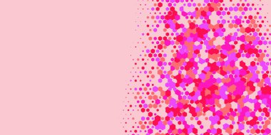 Geometrik Çoklu Boyutlu Altıgen Çoklu Renkli Arkaplan, Geometrik Soyut İki Renkli Duvar Kağıdı Alt sol köşeden sağ üst köşeye çapraz olarak dağılmıştır