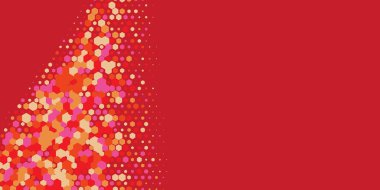 Geometrik Çoklu Boyutlu Altıgen Çoklu Renkli Arkaplan, Geometrik Soyut İki Renkli Duvar Kağıdı Alt sol köşeden sağ üst köşeye çapraz olarak dağılmıştır