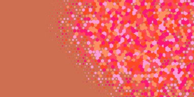 Geometrik Çoklu Boyutlu Altıgen Çoklu Renkli Arkaplan, Geometrik Soyut İki Renkli Duvar Kağıdı Alt sol köşeden sağ üst köşeye çapraz olarak dağılmıştır