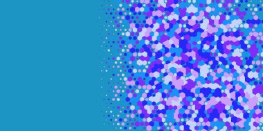 Geometrik Çoklu Boyutlu Altıgen Çoklu Renkli Arkaplan, Geometrik Soyut İki Renkli Duvar Kağıdı Alt sol köşeden sağ üst köşeye çapraz olarak dağılmıştır