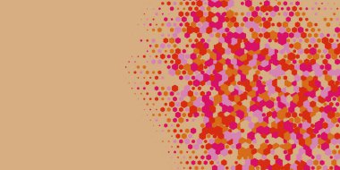 Geometrik Çoklu Boyutlu Altıgen Çoklu Renkli Arkaplan, Geometrik Soyut İki Renkli Duvar Kağıdı Alt sol köşeden sağ üst köşeye çapraz olarak dağılmıştır