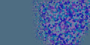 Geometrik Çoklu Boyutlu Altıgen Çoklu Renkli Arkaplan, Geometrik Soyut İki Renkli Duvar Kağıdı Alt sol köşeden sağ üst köşeye çapraz olarak dağılmıştır