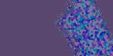 Geometrik Çoklu Boyutlu Altıgen Çoklu Renkli Arkaplan, Geometrik Soyut İki Renkli Duvar Kağıdı Alt sol köşeden sağ üst köşeye çapraz olarak dağılmıştır