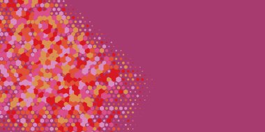 Geometrik Çoklu Boyutlu Altıgen Çoklu Renkli Arkaplan, Geometrik Soyut İki Renkli Duvar Kağıdı Alt sol köşeden sağ üst köşeye çapraz olarak dağılmıştır