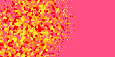 Geometrik Çoklu Boyutlu Altıgen Çoklu Renkli Arkaplan, Geometrik Soyut İki Renkli Duvar Kağıdı Alt sol köşeden sağ üst köşeye çapraz olarak dağılmıştır