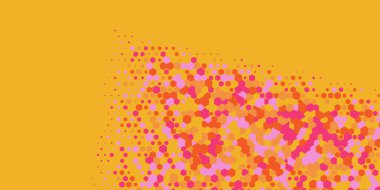 Geometrik Çoklu Boyutlu Altıgen Çoklu Renkli Arkaplan, Geometrik Soyut İki Renkli Duvar Kağıdı Alt sol köşeden sağ üst köşeye çapraz olarak dağılmıştır