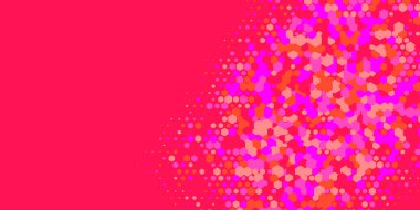 Geometrik Çoklu Boyutlu Altıgen Çoklu Renkli Arkaplan, Geometrik Soyut İki Renkli Duvar Kağıdı Alt sol köşeden sağ üst köşeye çapraz olarak dağılmıştır