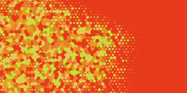 Geometrik Çoklu Boyutlu Altıgen Çoklu Renkli Arkaplan, Geometrik Soyut İki Renkli Duvar Kağıdı Alt sol köşeden sağ üst köşeye çapraz olarak dağılmıştır