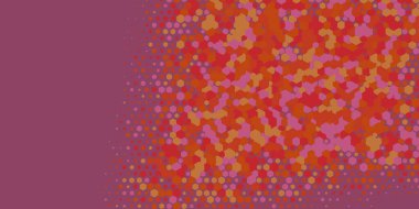 Geometrik Çoklu Boyutlu Altıgen Çoklu Renkli Arkaplan, Geometrik Soyut İki Renkli Duvar Kağıdı Alt sol köşeden sağ üst köşeye çapraz olarak dağılmıştır