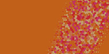 Geometrik Çoklu Boyutlu Altıgen Çoklu Renkli Arkaplan, Geometrik Soyut İki Renkli Duvar Kağıdı Alt sol köşeden sağ üst köşeye çapraz olarak dağılmıştır