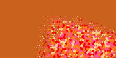 Geometrik Çoklu Boyutlu Altıgen Çoklu Renkli Arkaplan, Geometrik Soyut İki Renkli Duvar Kağıdı Alt sol köşeden sağ üst köşeye çapraz olarak dağılmıştır